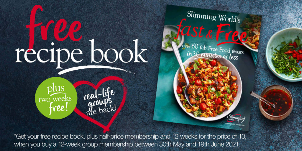 Slimming World offer - free Fast and Free recipe book