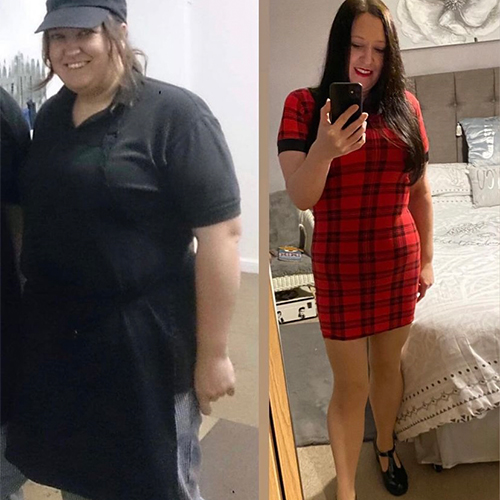 Slimming World member Chelle before and after transformation