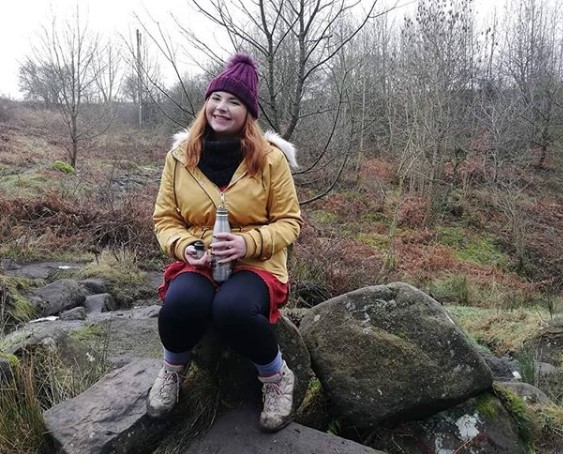 Ashleigh sat in Peak District-Ashleigh's diary part 4-Slimming World blog
