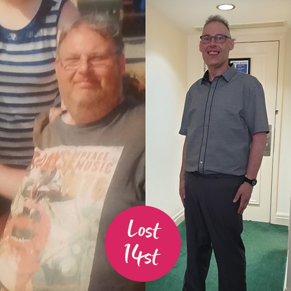 John Schofield before and after-world stroke day-slimming world blog