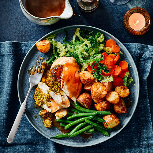 air fryer chicken dinner