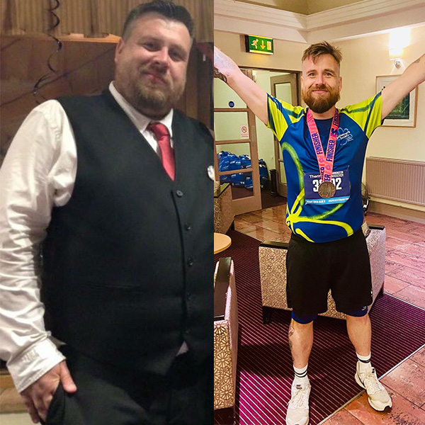 Slimming World London Marathon team member Matt Symons