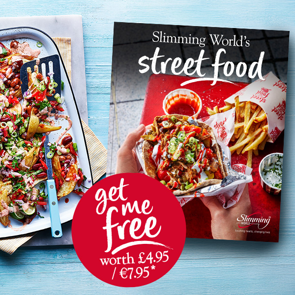 NEW! Slimming World's Street Food Cookbook - Free copy when you commit to 6 or 12 weeks of support in group OR resubscribe Online with 3, 6 or 12-month membership packages between 25th May and 14th June 2025