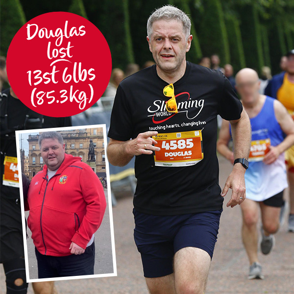 Member Douglas Clarke lost 13st 6lbs (85.3kg) - London Marathon 2026