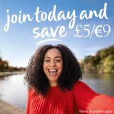 join today and save £5/€9 - terms and conditions apply
