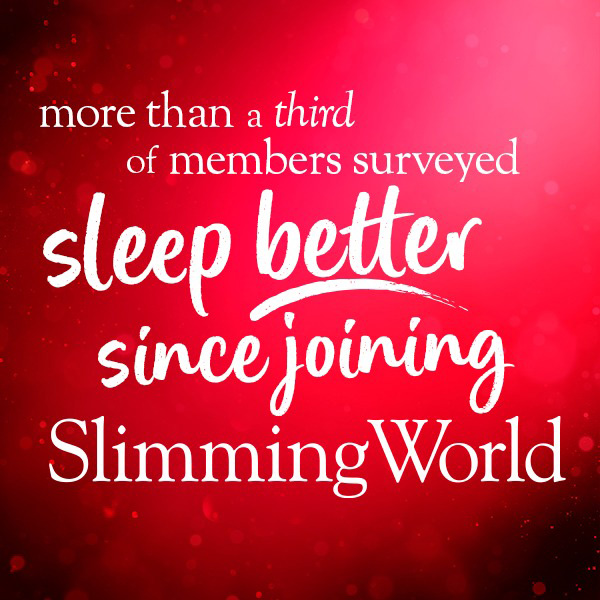 more than a third of members surveyed sleep better since joining Slimming World