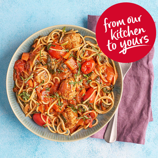 Slimming World Kitchen week 17: pork and fennel meatballs and spaghetti - header