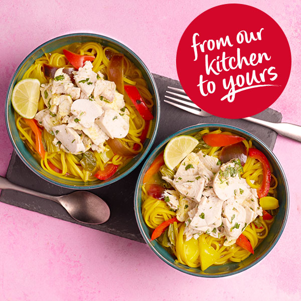 Slimming World Kitchen week 20: garlicky chicken and lemongrass noodles - header