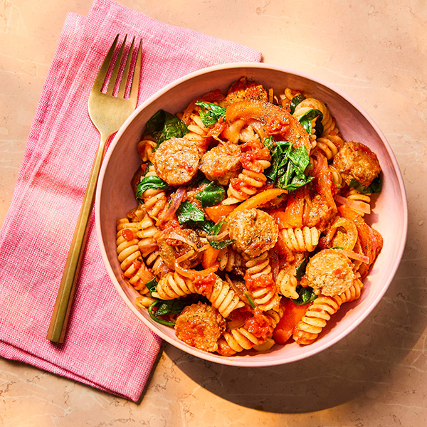 veggie sausage pasta