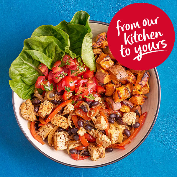 Slimming World Kitchen, week 34: smoked tofu fajita fusion bowls - header